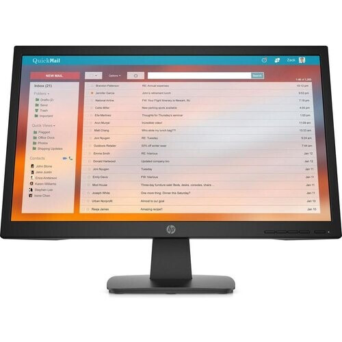 Monitor 21" LCD FHD HP P22V G4 - Black ...