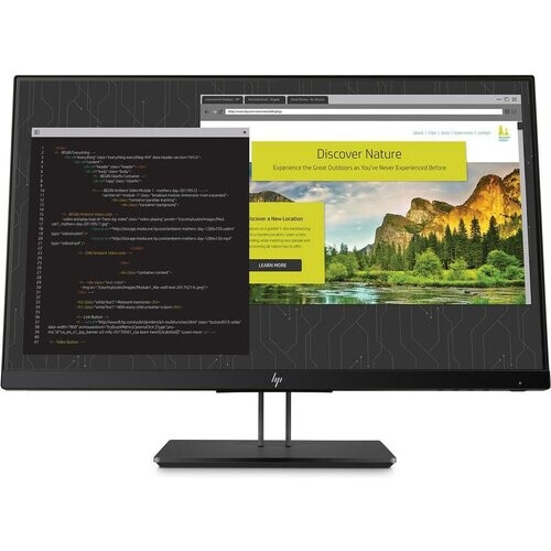 24-inch HP 1JS07A4 1920 x 1080 LCD Monitor ...