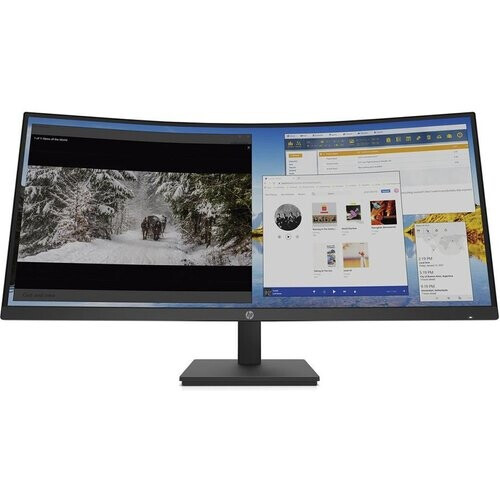 34-inch HP M34D 3440 x 1440 LCD Monitor Black ...