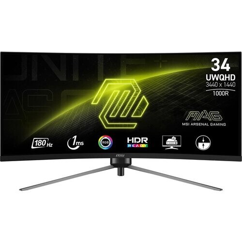 34-inch MSI MAG 345CQR LED Monitor ...