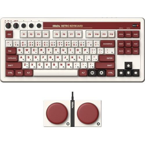 8BitDo Retro Mechanical Keyboard Bluetooth 87 Keys ...