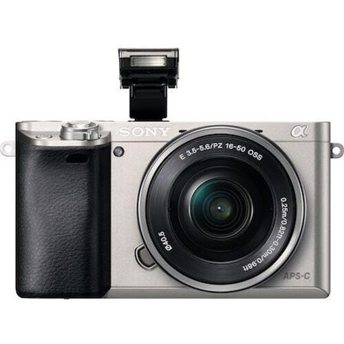 Hybrid-Kamera Sony Alpha ILCE 6000 Grau + Objektiv ...