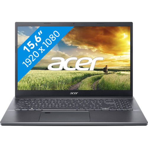 Met de 15 inch Acer Aspire 5 A515-57-56RG laptop ...