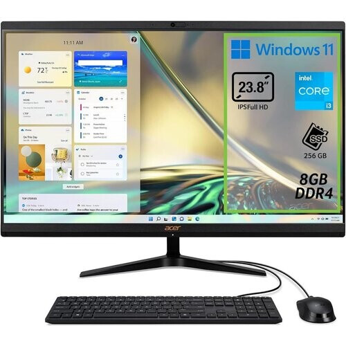 Acer C24-1700 24" Core i3 1.2 GHz - SSD 256 GB - ...