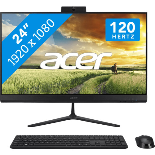 Op de 24 inch Acer Aspire (C24-B I5826) all-in-one ...