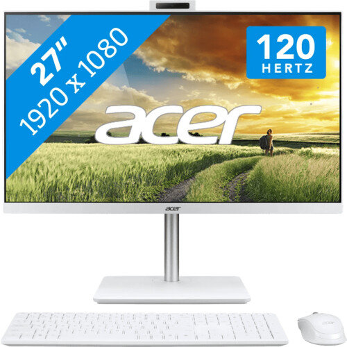 Op de 27 inch Aspire (C27-A WI5516) all-in-one pc ...