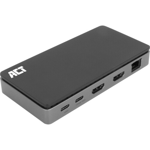 Met het ACT Usb C Dual 4K Monitor MST Docking ...