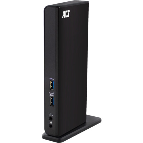 Met de ACT USB-C Dual Monitor Docking Station ...