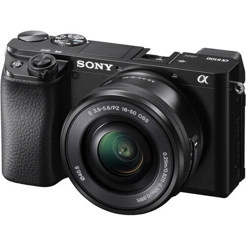 Hybrid Sony Alpha 6100 - Black + Lens Sony E PZ ...