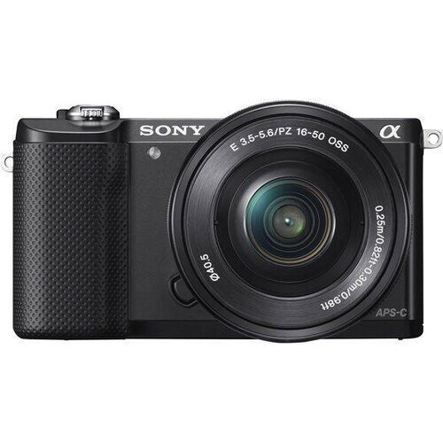 Hybrid-Kamera Sony A5000 ILCE-5000Y Schwarz + ...