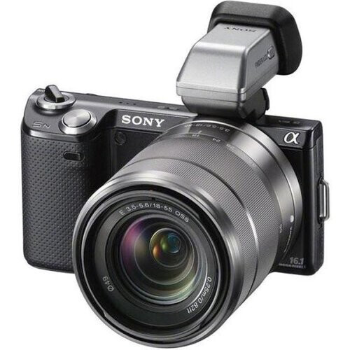 Hybrid-Kamera - Sony Alpha NEX-5 Schwarz + ...