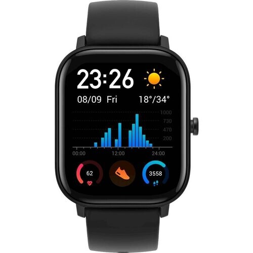 Amazfit - GTS Smartwatch 42mm Aluminum - Obsedian ...