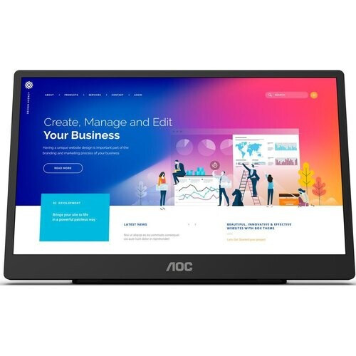 Aoc 15.6-inch Monitor 1920 x 1080 LED (16T2-B) ...