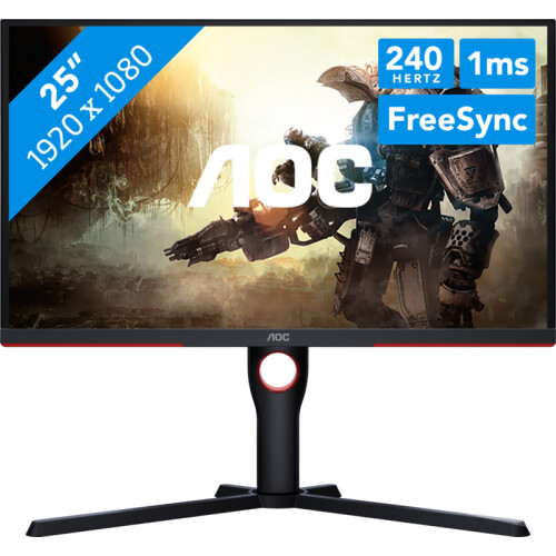 Pak online de leiding met de AOC 25G3ZM/BK 25 inch ...