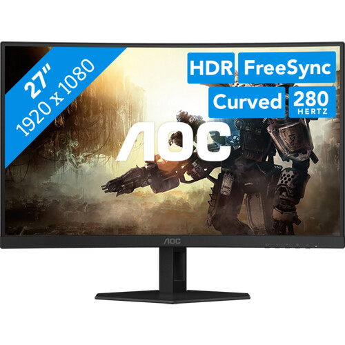 Auf dem AOC C27G4ZXE 27 Zoll Curved ...