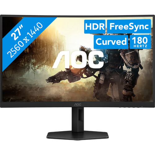 Erlebe die besten Games auf dem AOC CQ27G4X ...