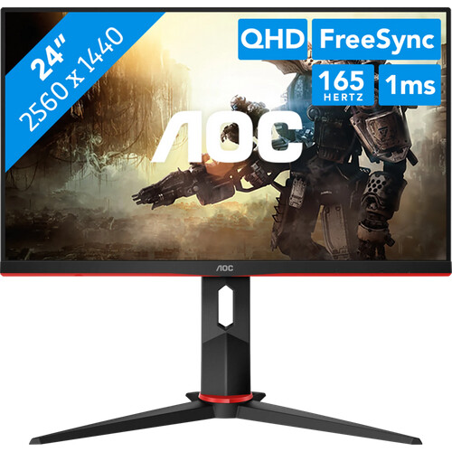 Spiele in QHD-Qualität mit dem AOC Q24G2A/BK. Auf ...