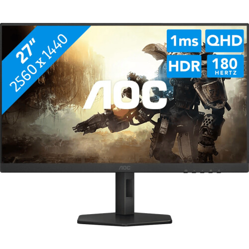Met de AOC Q27G4XF zie je jouw games levendig en ...