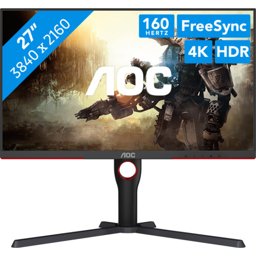 Met de 27 inch AOC U27G3X/BK gaming monitor speel ...