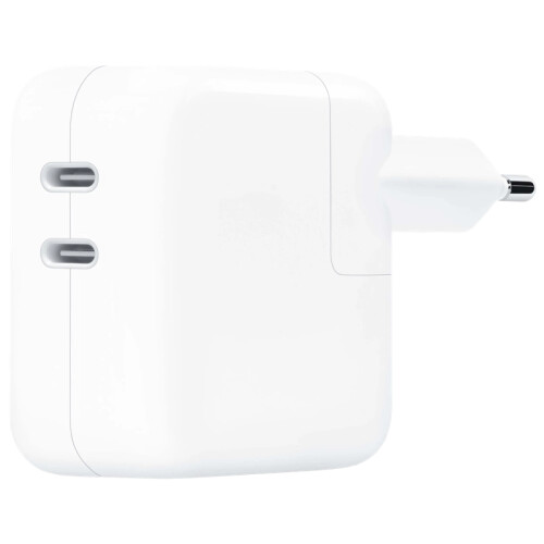 Grâce à l'adaptateur secteur Apple 35 W avec 2 ...