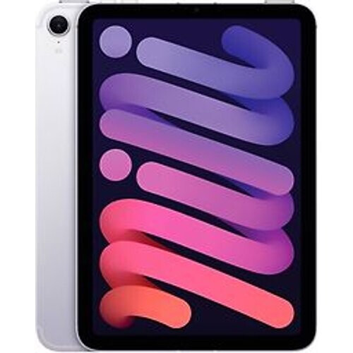De apple ipad mini 7 in een opvallende paars kleur ...