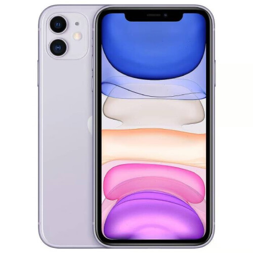 De Apple iPhone 11 in de kleur paars is een ...