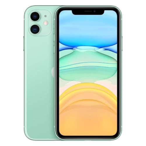De refurbished Apple iPhone 11 in de kleur Groen ...