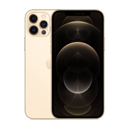 De Apple iPhone 12 Pro in de kleur goud is een ...