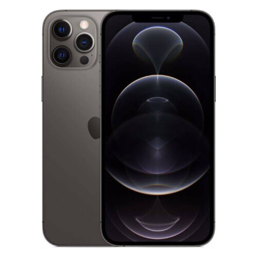 De Apple iPhone 12 Pro Max in de kleur grafiet is ...