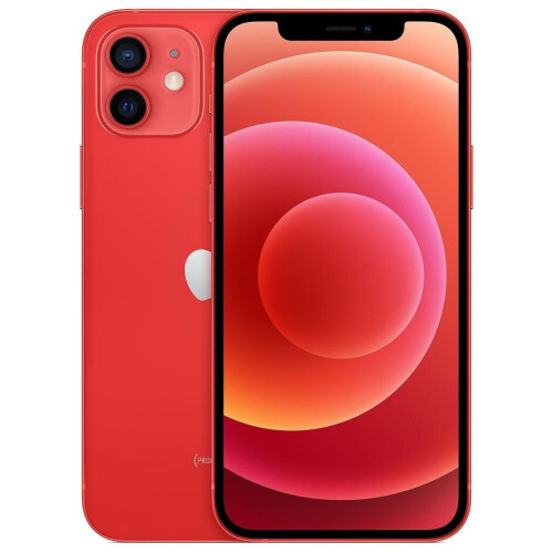 De Apple iPhone 12 in het opvallende rood biedt ...
