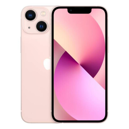 De Apple iPhone 13 mini in de kleur roze is een ...