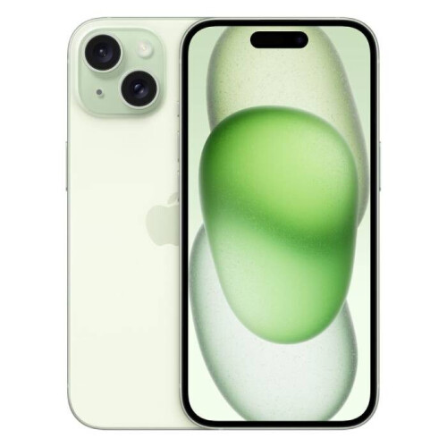 De Apple iPhone 15 in de opvallende kleur groen is ...