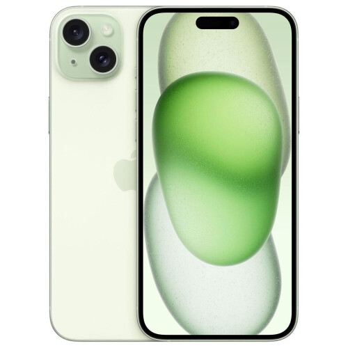 De Apple iPhone 15 Plus in het groen is een ...
