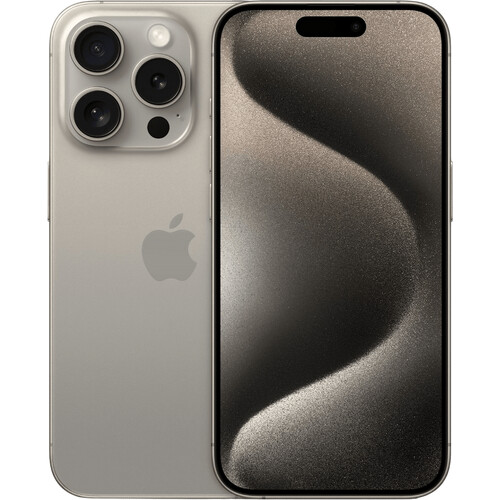 Crafted from durable titanium, the iPhone 15 Pro ...