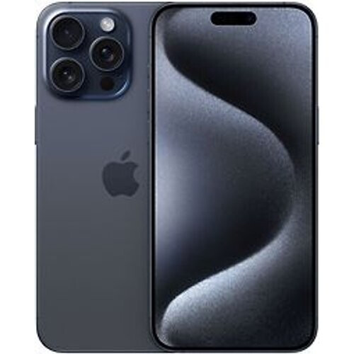 De Apple iPhone 15 Pro Max in de kleur blauw ...