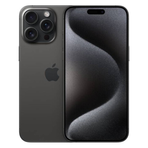 De Apple iPhone 15 Pro Max in de kleur zwart ...