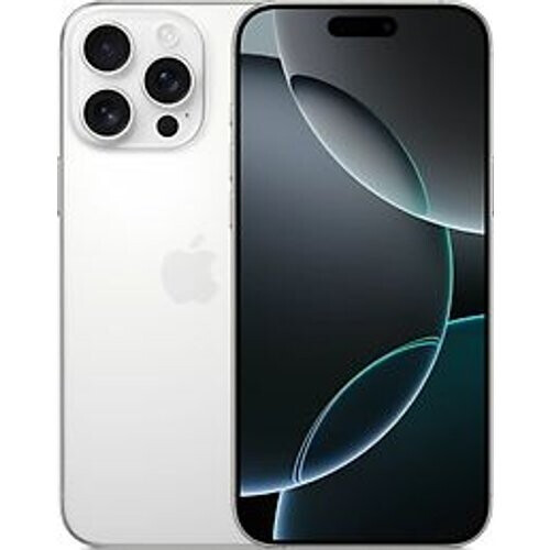 De Apple iPhone 16 Pro Max in wit titanium ...