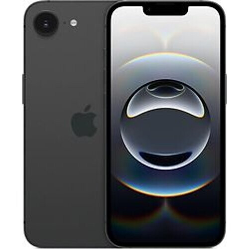 De Apple iPhone 16e in zwart combineert een strak ...