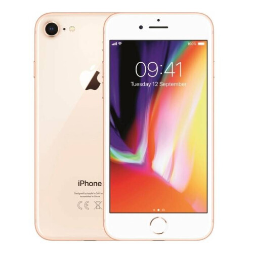 De Apple iPhone 8 in de kleur goud is een ...