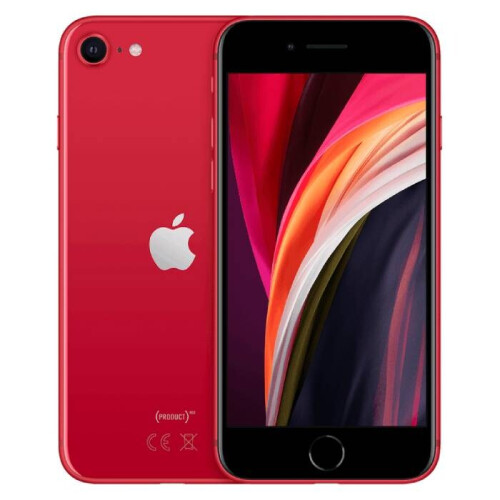 De Apple iPhone SE 2 in de prachtige rode kleur is ...