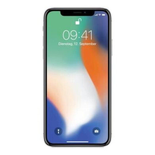 Apple iPhone X 256 GB silber. "Bildschirm und ...