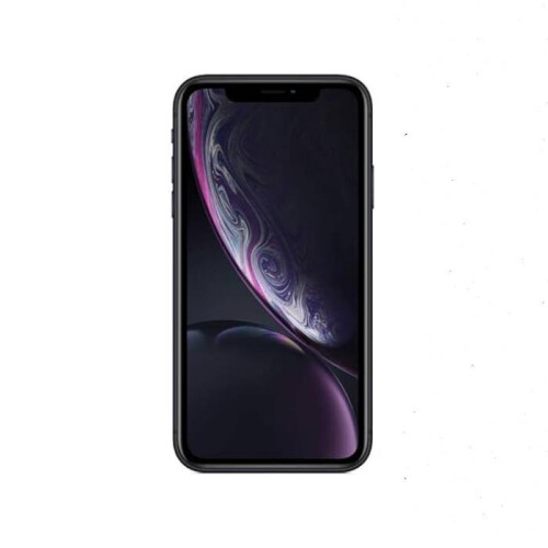 De refurbished Apple iPhone XR in de kleur zwart ...