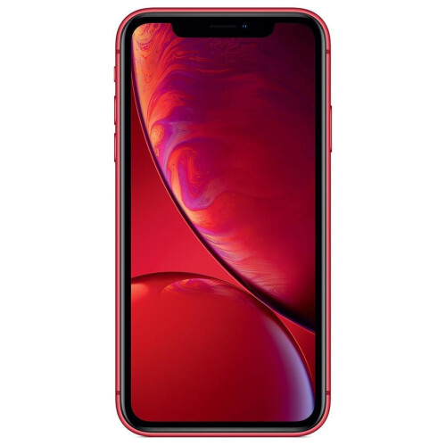 De Apple iPhone XR in het opvallende rood biedt ...