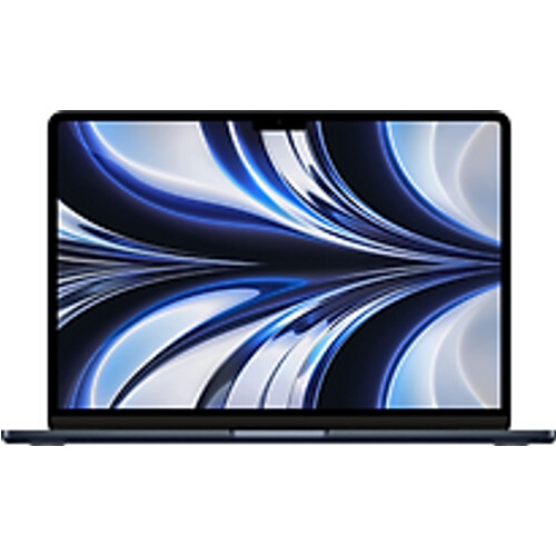 De Apple MacBook Air M2 13 middernacht combineert ...