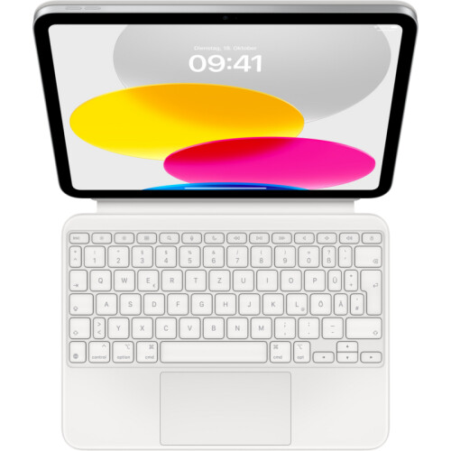 Mit dem Apple Magic Keyboard Folio iPad (2022) ...