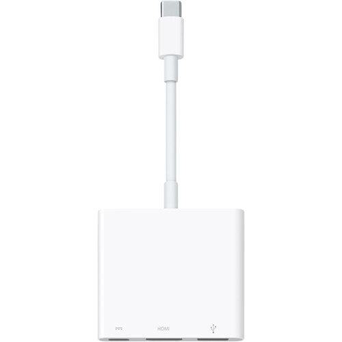 Je hebt een MacBook met usb C of Thunderbolt 3 ...