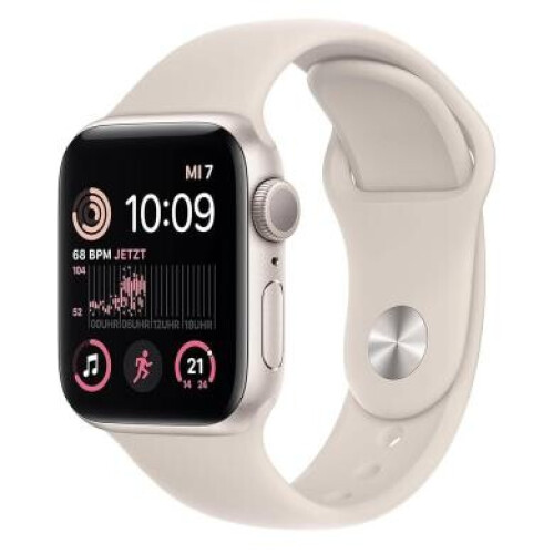 Apple Watch SE 2 Aluminium lumière stellaire 40mm ...