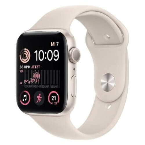 Apple Watch SE 2 Aluminium lumière stellaire 44mm ...