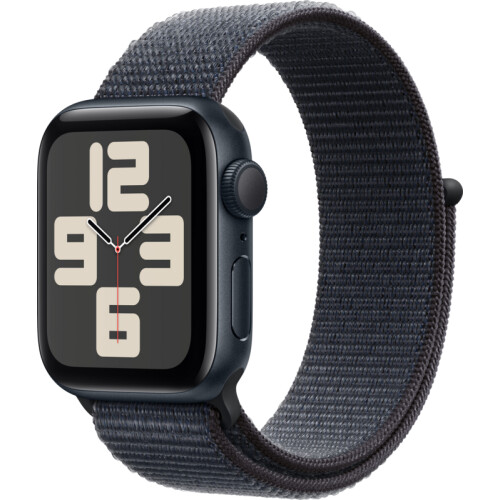 L'Apple Watch SE 2024 40 mm Minuit Boucle Sport ...