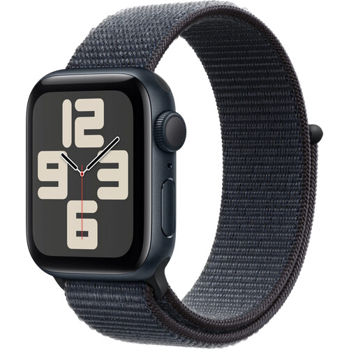 Mit der Apple Watch SE 2024 40 mm Mitternacht ...